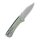 QSP Knife Kestrel Folder 14C28N Jade G10