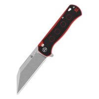 QSP Knife Swordfish Red-Black Button Lock