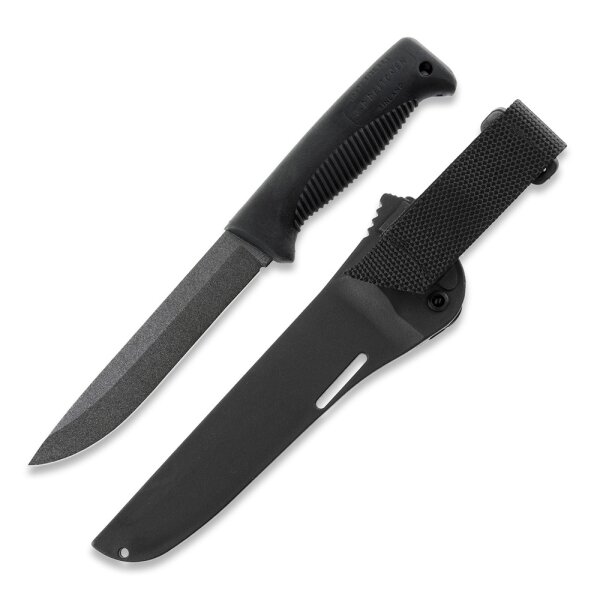 Peltonen Knives Sissipuukko M95 Ranger Knife Bushcraft Kunststoffscheide Black