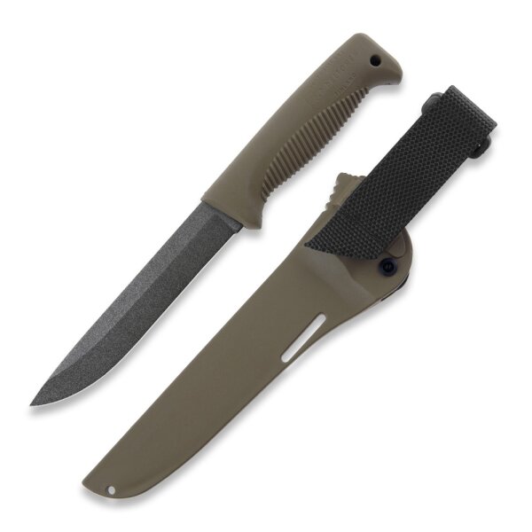 Peltonen Knives Sissipuukko M95 Ranger Tactical Knife Kunststoffscheide Coyote