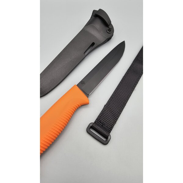 Peltonen Knives Sissipuukko M95 Ranger Orange Tactical Knife Kunststoffscheide