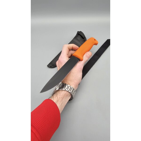 Peltonen Knives Sissipuukko M95 Ranger Orange Tactical Knife Kunststoffscheide
