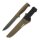 Peltonen Knives Sissipuukko M95 Ranger Knife Cerakote Kunststoffscheide Coyote