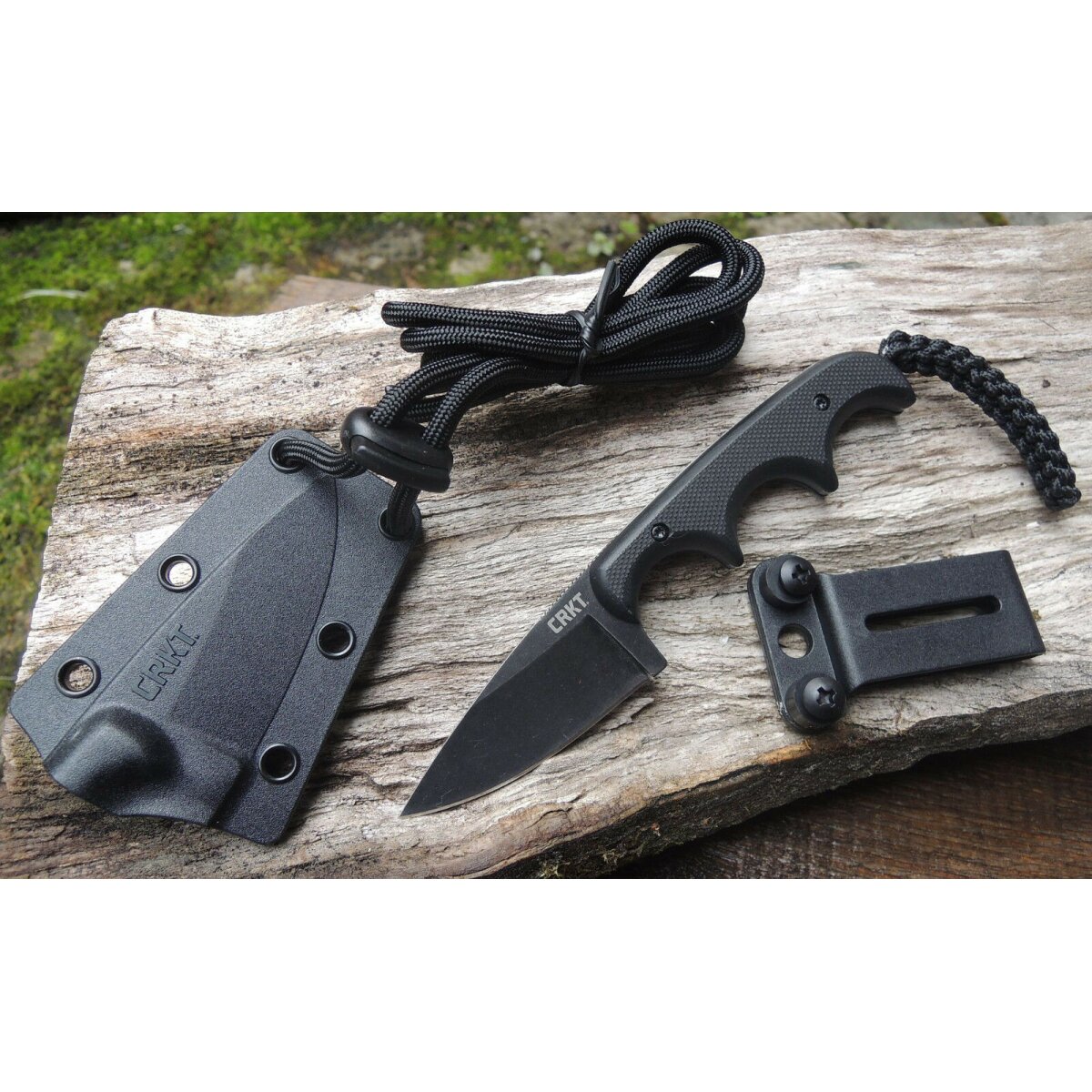 CRKT Minimalist Drop Point Fahrtenmesser 5Cr15 Stahl Kydex Kydexschei,  42,95 €
