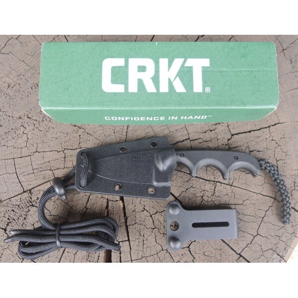 CRKT Minimalist Drop Point Fahrtenmesser 5Cr15 Stahl Kydex Kydexscheide 02CR2384K
