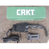 CRKT Minimalist Drop Point Fahrtenmesser 5Cr15 Stahl...