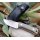 Joker Erizo TS1 Jagdmesser N695 Stahl Green Canvas Lederscheide