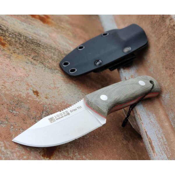 Joker Erizo TS1 Jagdmesser N695 Stahl Green Canvas inkl. Kydexscheide