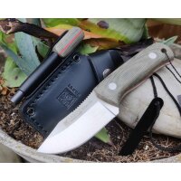 Joker Erizo TS1 Jagdmesser N695 Stahl Green Canvas...