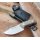 Joker Erizo TS1 Jagdmesser N695 Stahl Green Canvas Lederscheide Feuerstahl