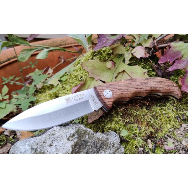 Joker Terrier Zweihandmesser Backlock 4116 Stahl Bocoteholz