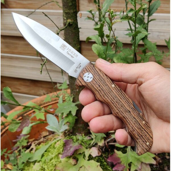 Joker Terrier Zweihandmesser Backlock 4116 Stahl Bocoteholz