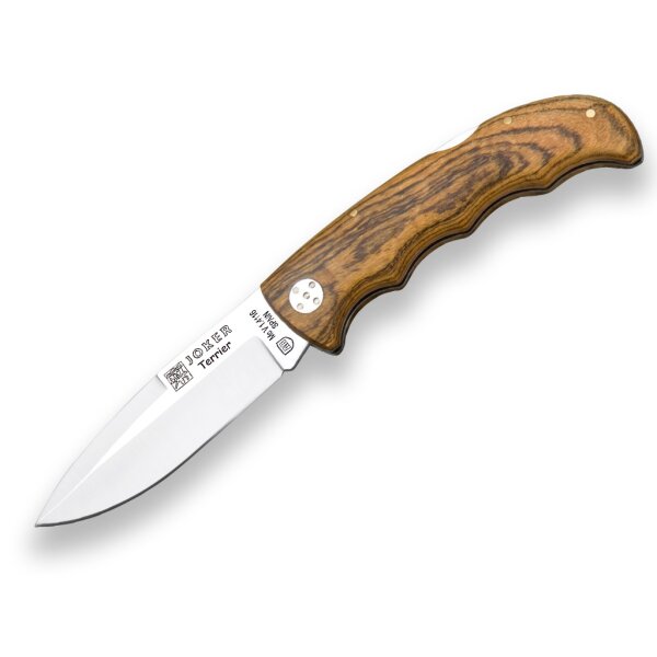 Joker Terrier Zweihandmesser Backlock 4116 Stahl Bocoteholz