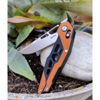 SRM Knives 9225-GJ D2 G10 Ambi Lock Orange
