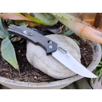 SRM Knives 9203-MB Folder 10Cr15CoMoV Stahl Micarta Grau