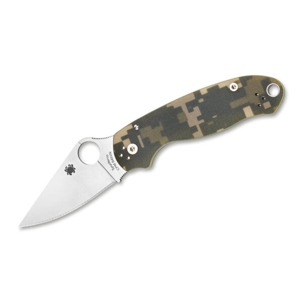 Spyderco Para 3 Camo CPM-S-45N Stahl Compression Lock Tarn Camouflage