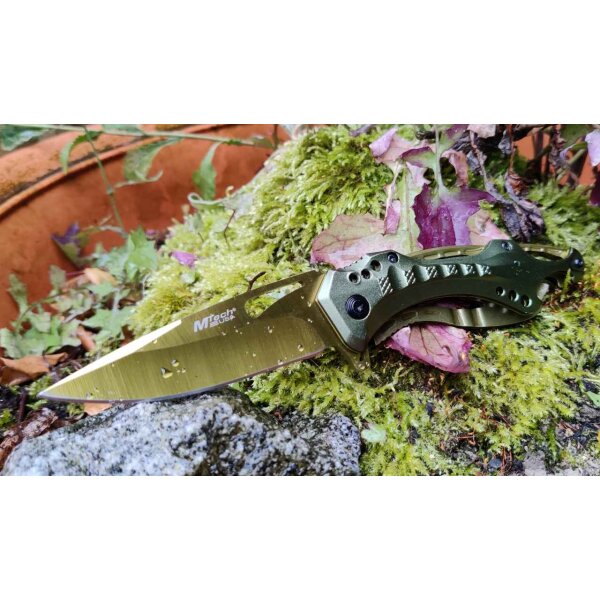 Mtech Moss Green Folder mit Flaschenöffner