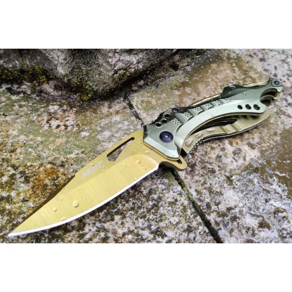 Mtech Moss Green Folder mit Flaschenöffner