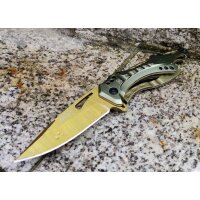 Mtech Moss Green Folder mit Flaschenöffner