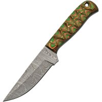Pakistan Damascus Hunter Colored Jagdmesser