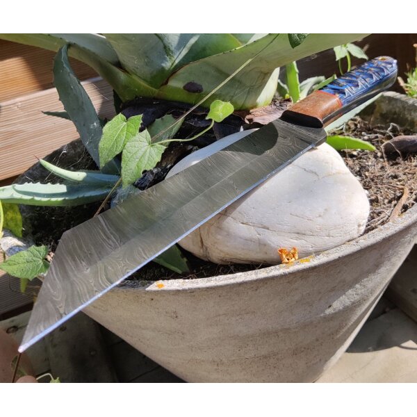Damascus Seax Camper Outdoormesser