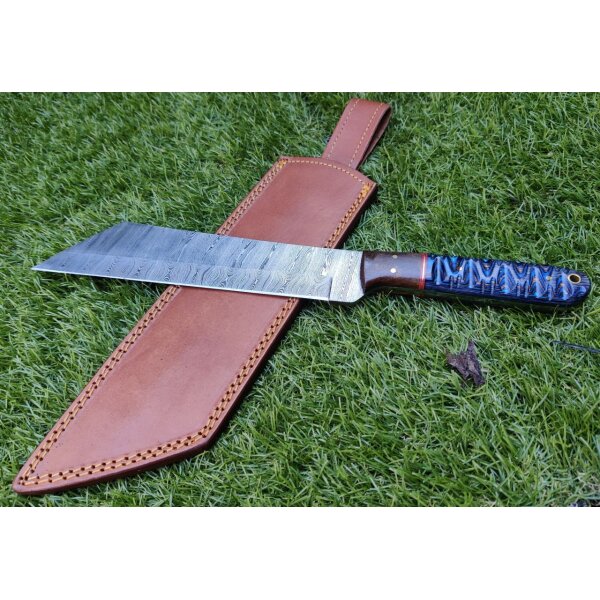 Damascus Seax Camper Outdoormesser