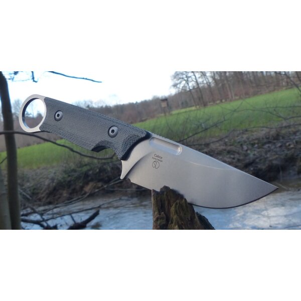 Kizer Cabox Fahrtenmesser D2 Stahl Micarta
