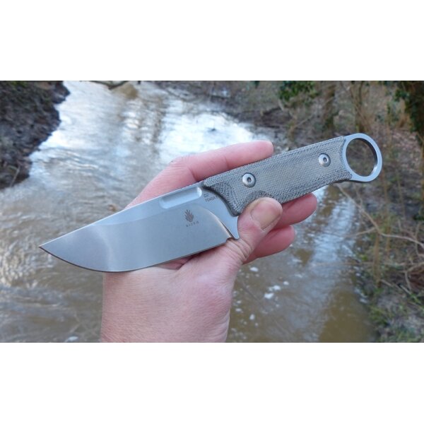 Kizer Cabox Fahrtenmesser D2 Stahl Micarta