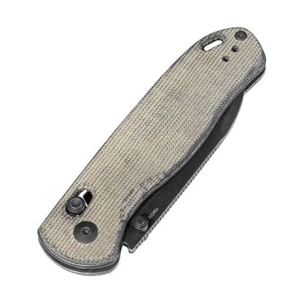 Kizer DROP BEAR Clutch Lock Folder Micarta Green