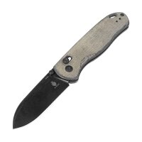 Kizer DROP BEAR Clutch Lock Folder Micarta Green