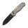 Kizer DROP BEAR Clutch Lock Folder Micarta Green