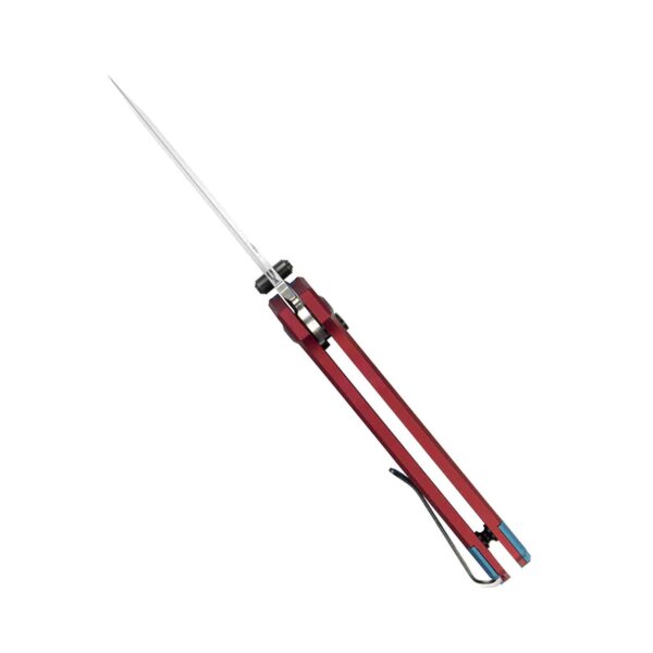 Kizer Hyper Button Lock S35VN Stahl Red-Blue Aluminium Ki3632A1