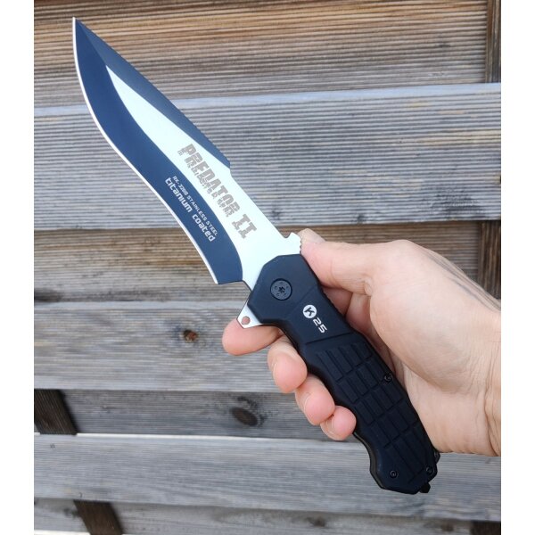 K25 Predator II 7Cr17MoV Alu-Gummigriff Nylonscheide