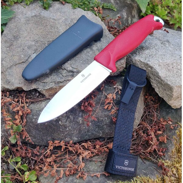 Victorinox Venture Red Outdoormesser rot Outdoor Bushcraft mit Scheide