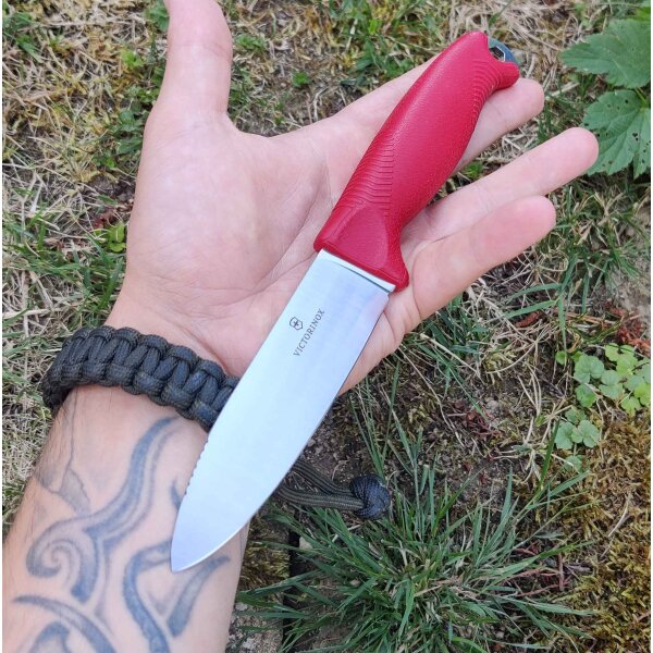 Victorinox Venture Red Outdoormesser rot Outdoor Bushcraft mit Scheide