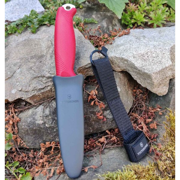 Victorinox Venture Red Outdoormesser rot Outdoor Bushcraft mit Scheide