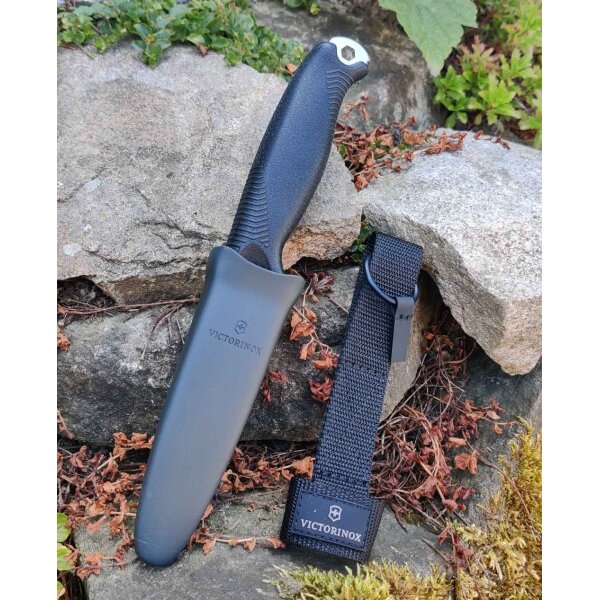 Victorinox Venture Black Outdoormesser Outdoor Bushcraft mit Scheide