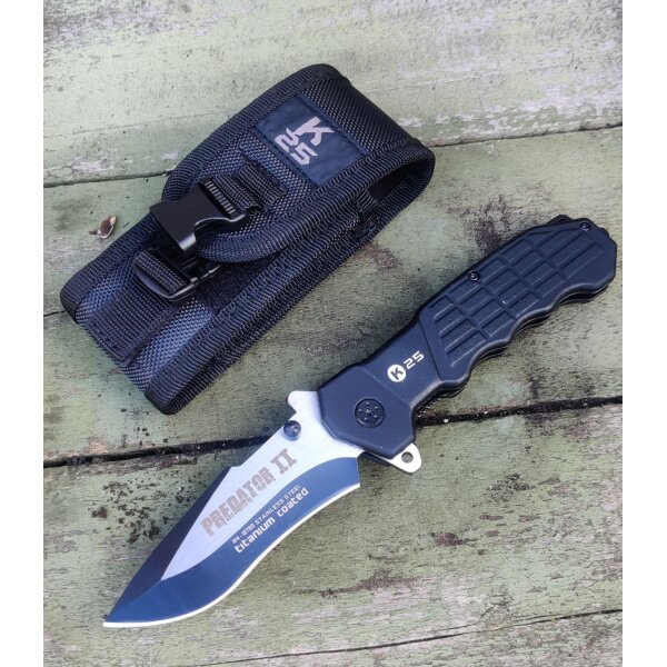 K25 Predator II Linerlock Messer Taschenmesser