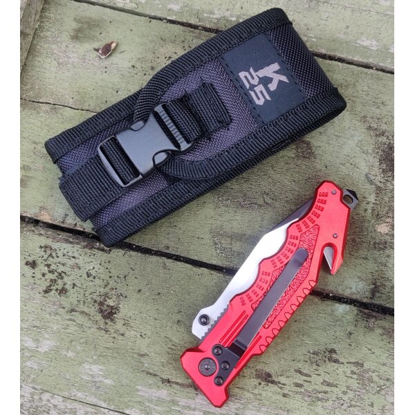 K25 Red Safety Tanto Rettungsmesser