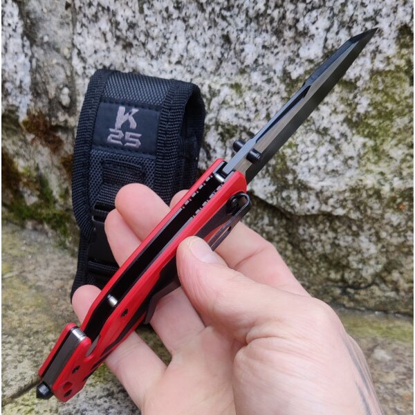 K25 Red Safety G10 Rettungsmesser