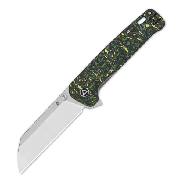 QSP Knife Penguin Plus QS130XL-F1 20CV Stahl Mossie Green CF