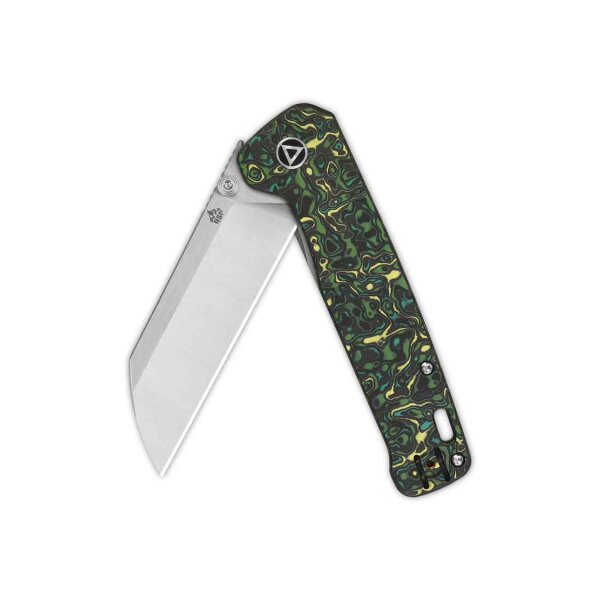 QSP Knife Penguin Plus QS130XL-F1 20CV Stahl Mossie Green CF