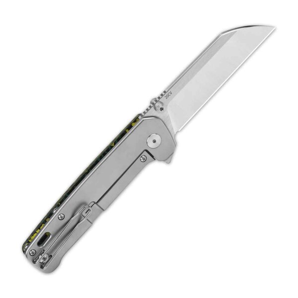 QSP Knife Penguin Plus QS130XL-F1 20CV Stahl Mossie Green CF