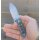 QSP Knife Canary Neck Knife QS141-G Copper Damast Kohlefaser
