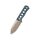 QSP Knife Canary Neck Knife QS141-G Copper Damast Kohlefaser