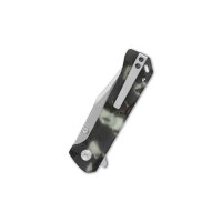 QSP Knife Grebe Button Lock QS147-E1 S35VN Stahl Raffir...