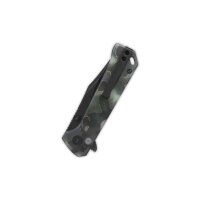 QSP Knife Grebe Button Lock QS147-E2 S35VN Stahl Raffir...