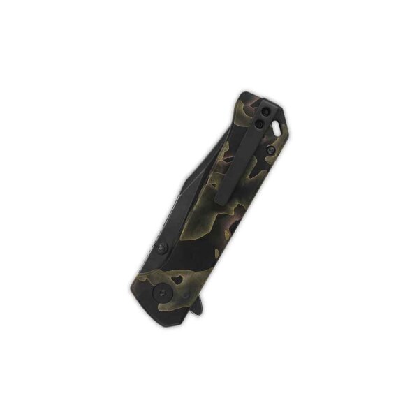 QSP Knife Grebe Button Lock QS147-F2 S35VN Stahl Raffir Resin
