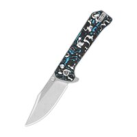 QSP Knife Grebe Button Lock QS147-H1 S35VN Stahl Colored...