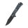 QSP Knife Grebe Button Lock QS147-H2 S35VN Stahl Colored Gem Carbon